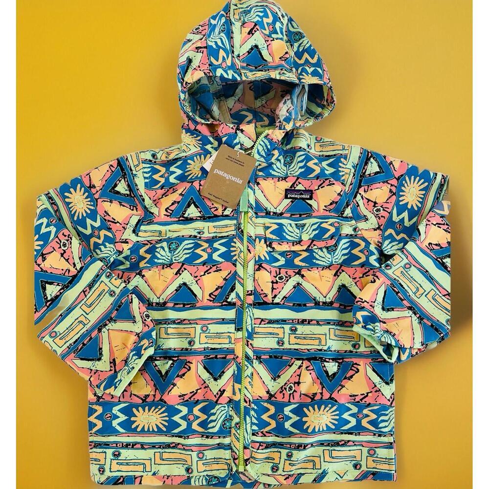 Patagonia Kids Baggies Jacket Salamander Green Size L(12)